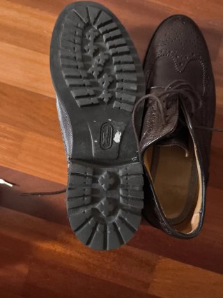 Zapatos Massimo Dutti Marrones Brogue
