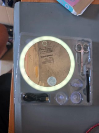 Espejo Maquillaje con Luz LED 5X-30X