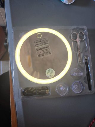 Espejo Maquillaje con Luz LED 5X-30X