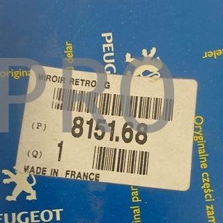 ESPEJO DEL RETROVISOR IZQUIERDO PEUGEOT 205 NUEVO