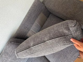 Sofá modular gris Ikea