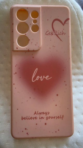 Funda Samsung S21 Ultra Corazón y Mensaje