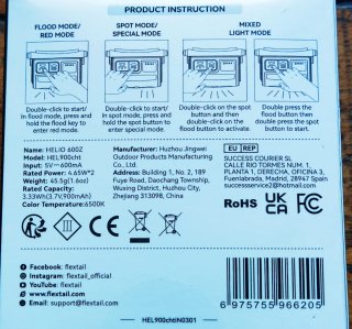 Flextail 600Z 900 mAh PRECINTAT