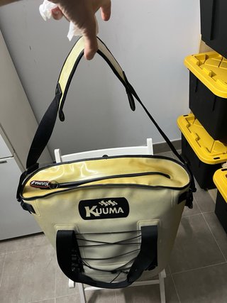 Bolsa Nevera Kuuma Amarilla Estilo Yeti muy buena