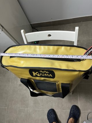 Bolsa Nevera Kuuma Amarilla Estilo Yeti muy buena