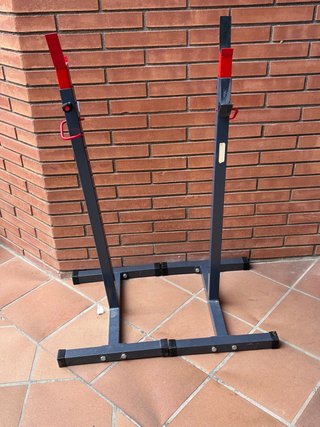 Rack de sentadillas y press