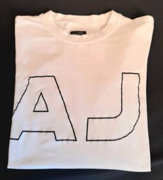 Camiseta Armani Jeans Hombre Blanca