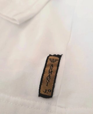 Camiseta Armani Jeans Hombre Blanca