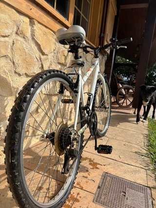 Bicicleta Rockrider Blanca