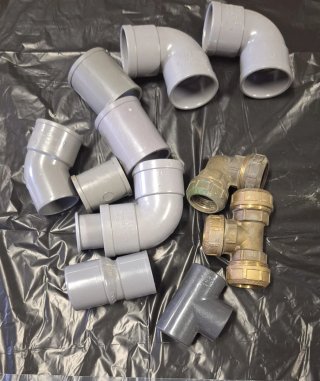 Lote Material Construcción PVC y Polilatón