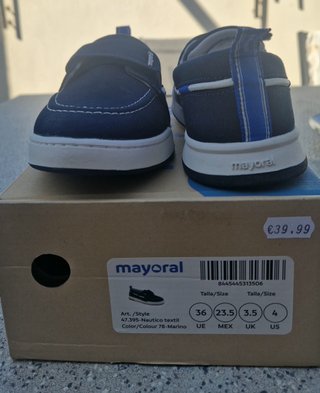 Zapatos náuticos Mayoral niño talla 36