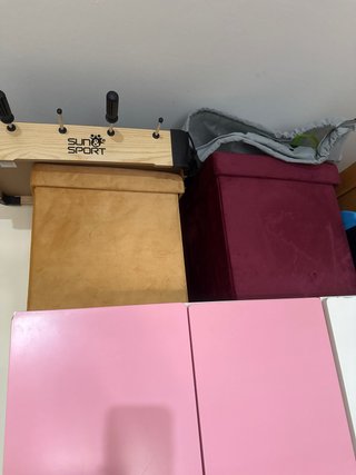 Cestos Puff Almacenaje Terciopelo