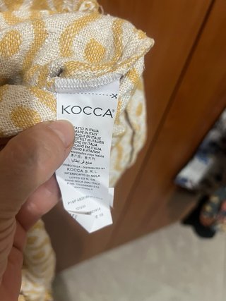 Vestito Kocca estivo giallo e bianco