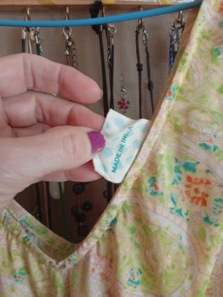 Vestido largo seda fría estampado