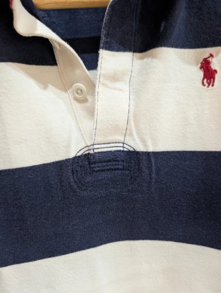 Vestido Ralph Lauren Rayas Azul Blanco
