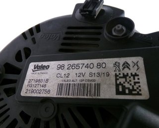 121045 9826574080 alternador citroen ds3 1.2 g