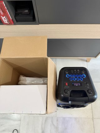 Altavoz Medion Bluetooth Karaoke Party LED