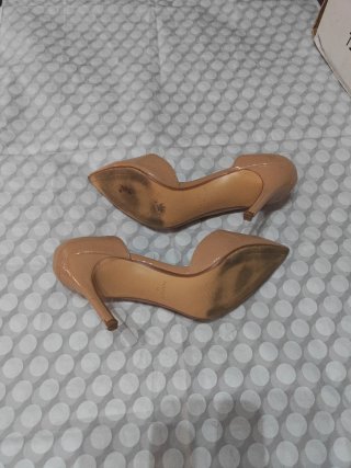 Zapatos de tacón Mango beige