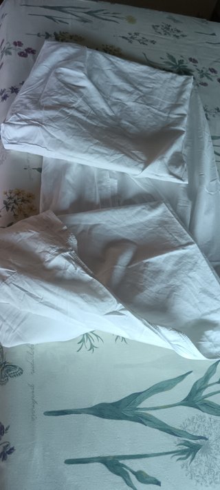 Lenzuolo singolo in cotone bianco