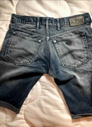 Pantalón corto Armani Jeans Azul/Gris
