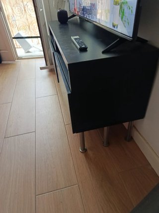 Mueble TV madera y metal