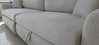 Sofá 4 plazas chaislongue con arcón