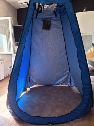 Tienda Ducha Plegable Azul a Estrenar