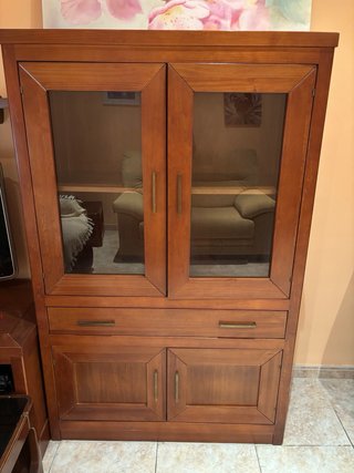 Mueble TV madera marrón