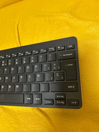 Teclado Bluetooth Samsung Negro (Sin cable)