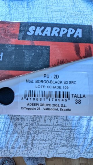 Botas de trabajo Linea Red Talla 38