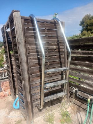 Escalera de piscina   metal