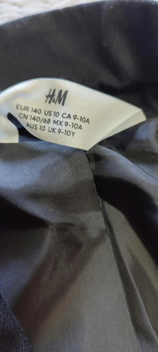 Traje de vestir negro niño 140cm Europeo