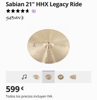 Sabian HHX Legacy Ride 21”