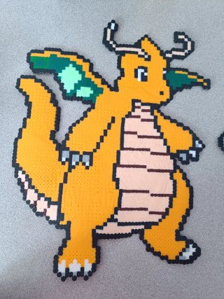 Dragonite Hama Beads