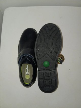 Zapatos Escolares Gori Negros Velcro