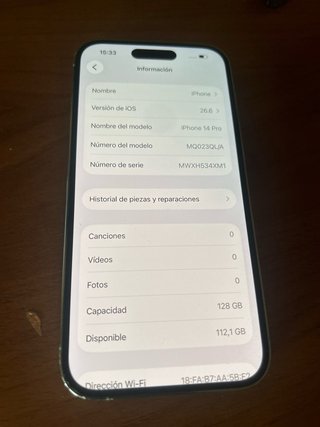 iPhone 14 Pro 128 GB Plata – 100% Funcional
