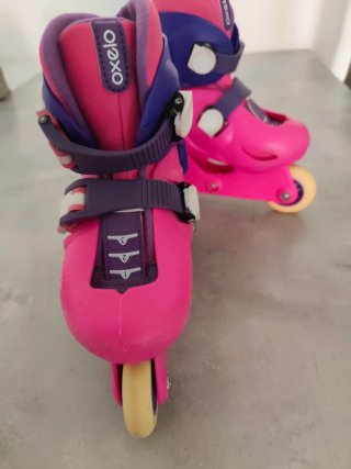 Patines Oxelo rosas y morados