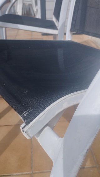 Mesa Terraza con vidrio templado y 4 sillas