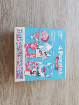 Juego de asociación APLI Kids 4 Puzzles