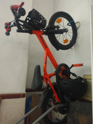 Bicicleta Infantil B'Twin 16 Usada