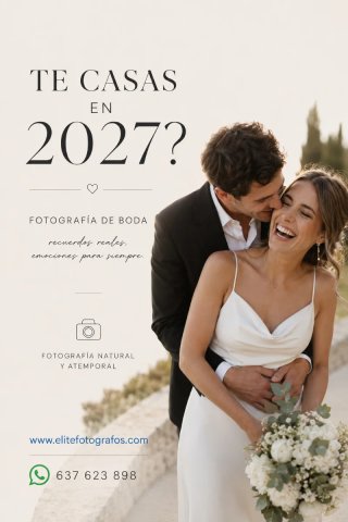 Fotografo de BODAS  2027 /2028