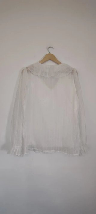 Blusa blanca talla L