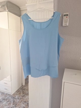 Camisa de señora azul