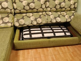 Sofá Cama Chaise Longue Tela