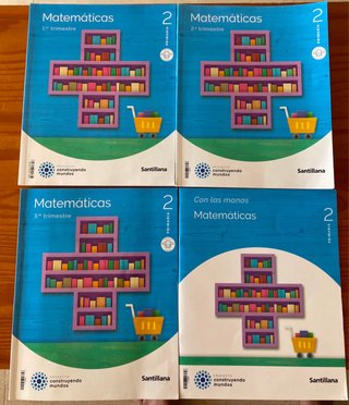 Libros de matemáticas para 2° de primaria