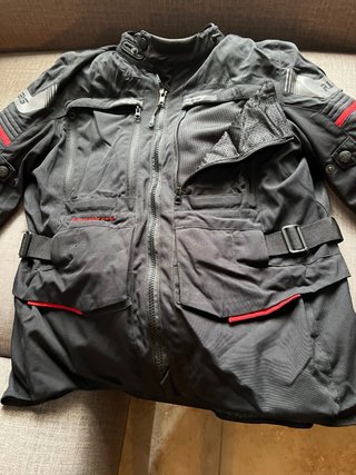 Chaqueta de moto con 3 fundas