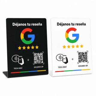 Placa Reseñas Google