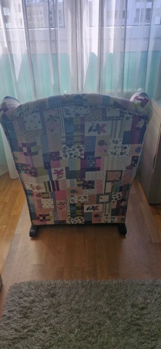 Mecedora lactancia patchwork