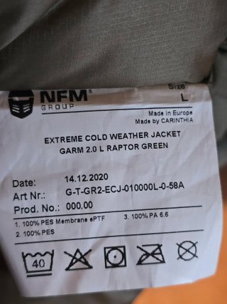 Chaqueta Frío Extremo ECW 2.0