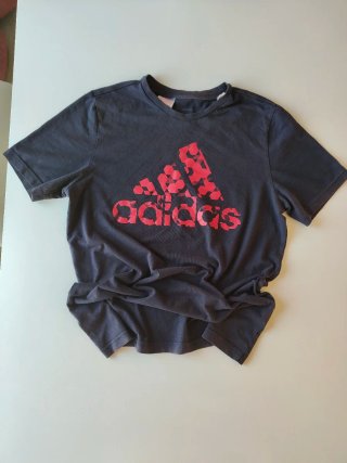 Camiseta Adidas Logo Vintage Negra